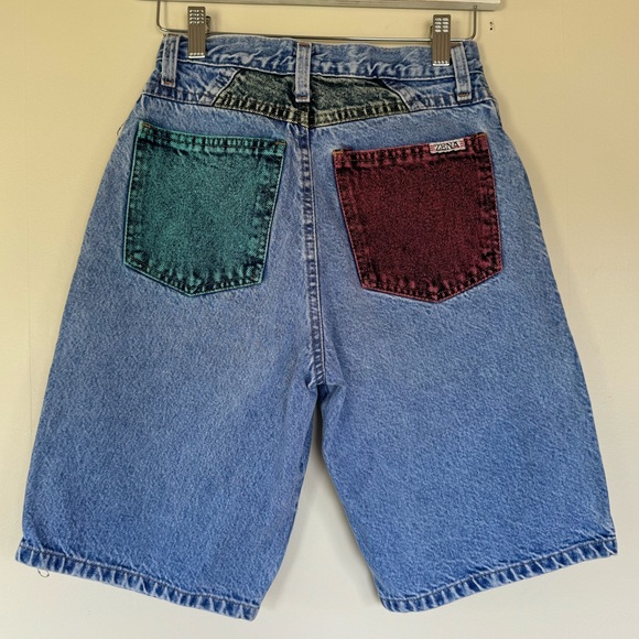 ZENA vintage Bermuda jean shorts jorts - Picture 4 of 10